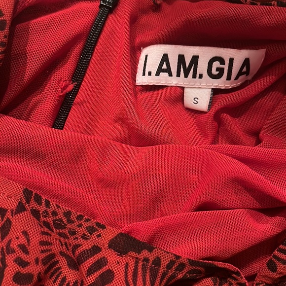 I am gia medusa snakeskin dress in red - Picture 5 of 5